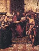 Sebastiano del Piombo San Giovanni Crisostomo and Saints oil